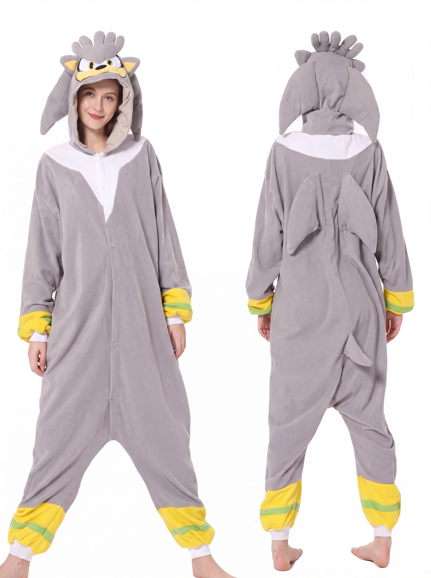 HedgehogPJ Grey onesie